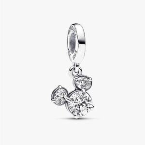 Pandora Silver Charm with Sparkling Stones